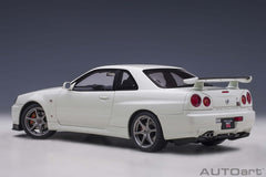Nissan Skyline GT-R R34 V-spec II White Pearl 1:18 - 44091