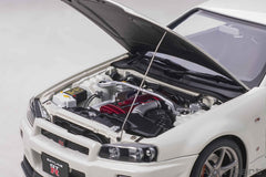 Nissan Skyline GT-R R34 V-spec II White Pearl 1:18 - 44101