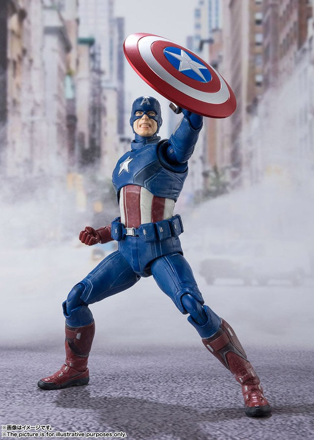 Captain America SHF Avengers Assemble 15 cm Action Figure - 44108