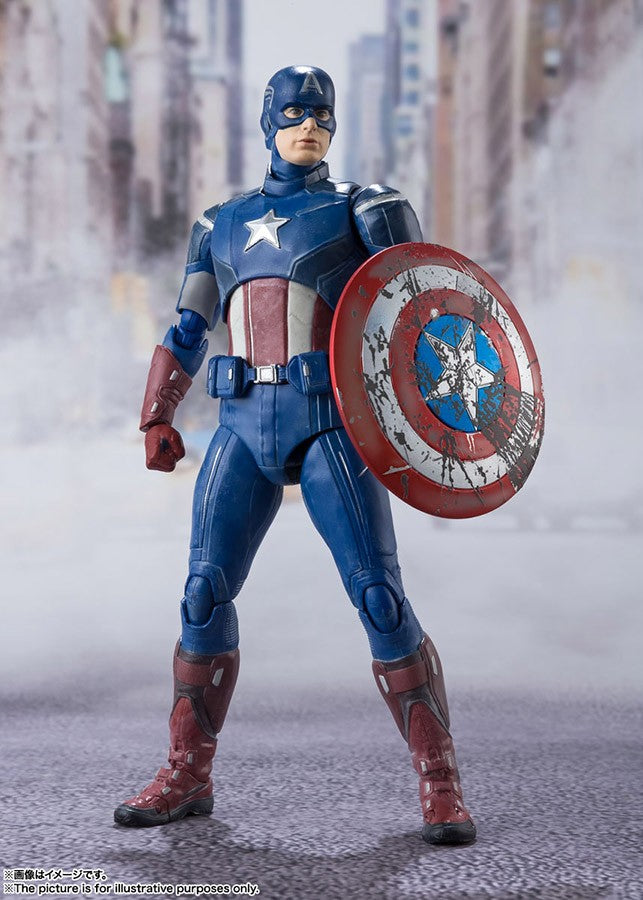 Captain America SHF Avengers Assemble 15 cm Action Figure - 44111