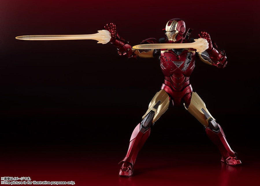 Iron Man Mark 6 SHF Figuarts "Battle Damage Edition" 15 cm Action Figure - 44154