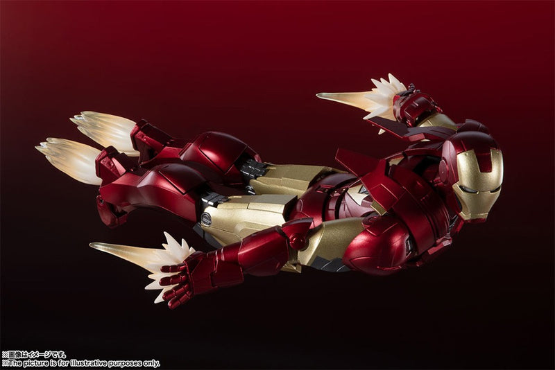 Iron Man Mark 6 SHF Figuarts "Battle Damage Edition" 15 cm Action Figure - 44155