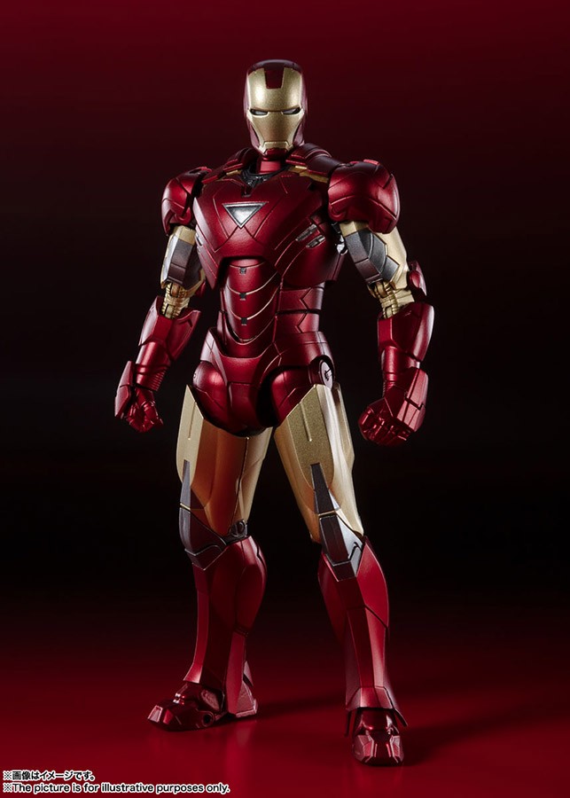 Iron Man Mark 6 SHF Figuarts "Battle Damage Edition" 15 cm Action Figure - 44156