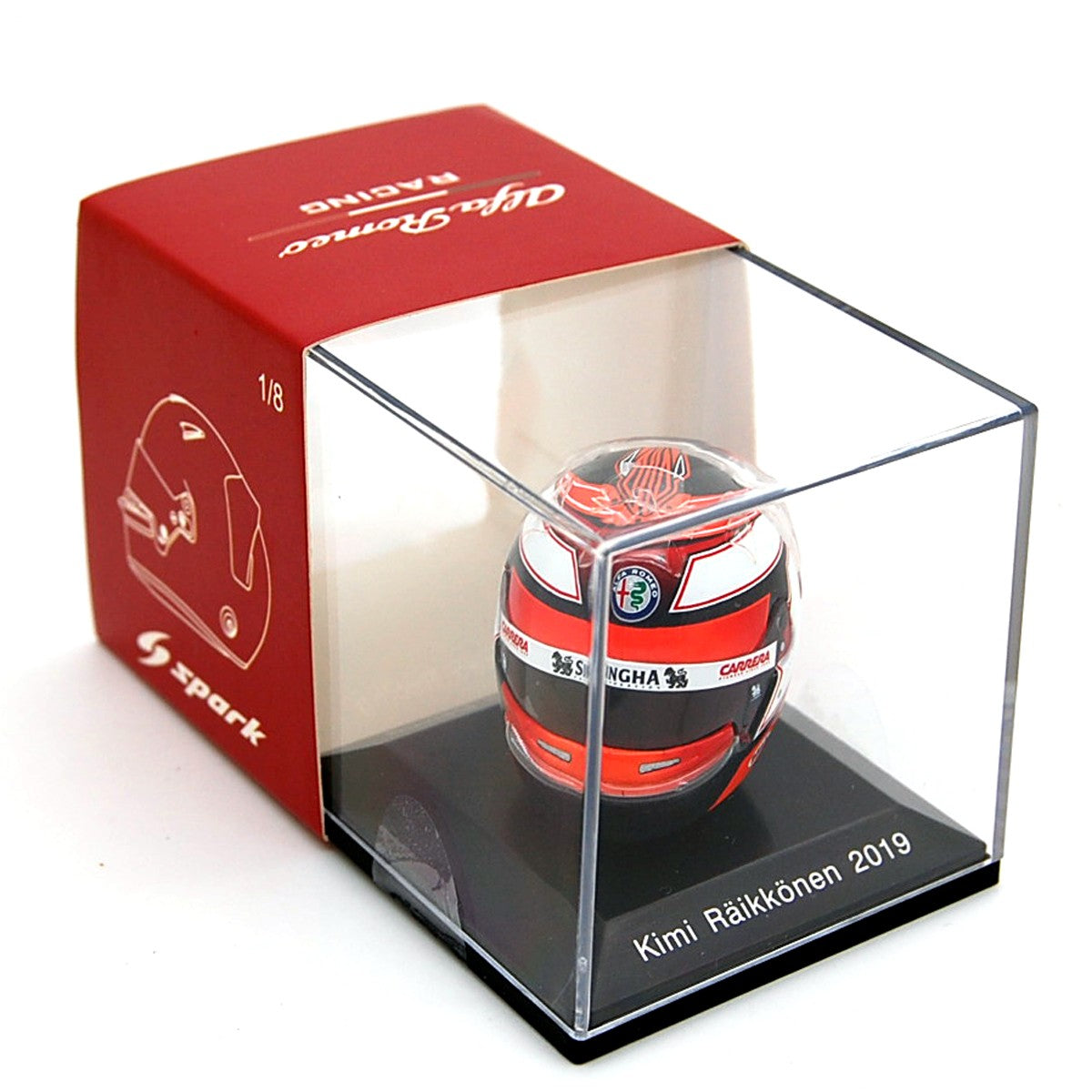 Kimi Raikkonen Casco Bell Helmet F1 2019 Alfa Romeo Racing 1:8 - 44348