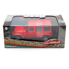 Jeep Wrangler Unlimited Sahara 2017 Colorado Red 1:43 - 44377