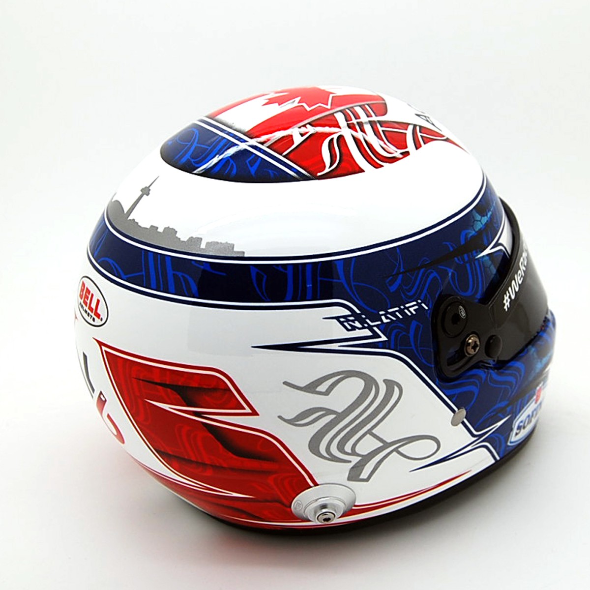 Nicolas Latifi Casco Bell Williams FW43 Formula 1 2021 1:2 - 44659