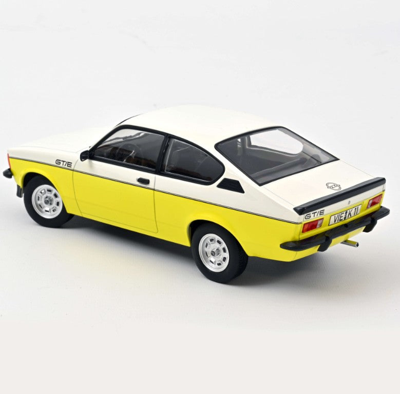 Opel Kadett GT/E 1977 - White & Yellow 1:18 - 44744