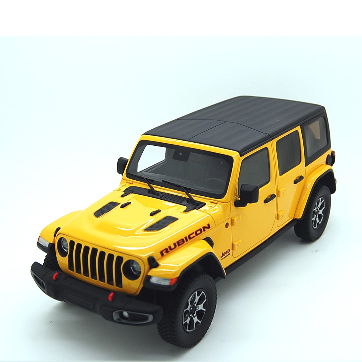 Jeep Wrangler Unlimited Rubicon 2019 Yellow Hellayella 1:18 - 44856
