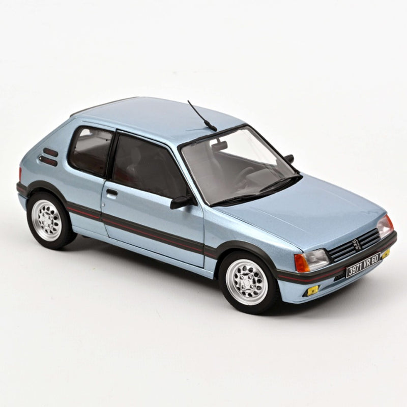 Peugeot 205 GTi 1.6 1988 Bleu Topaze 1:18 - 44998