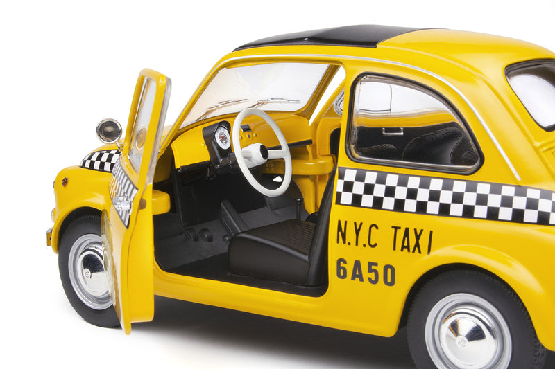 Fiat 500 1965 Taxi NYC Giallo 1:18 - 45181