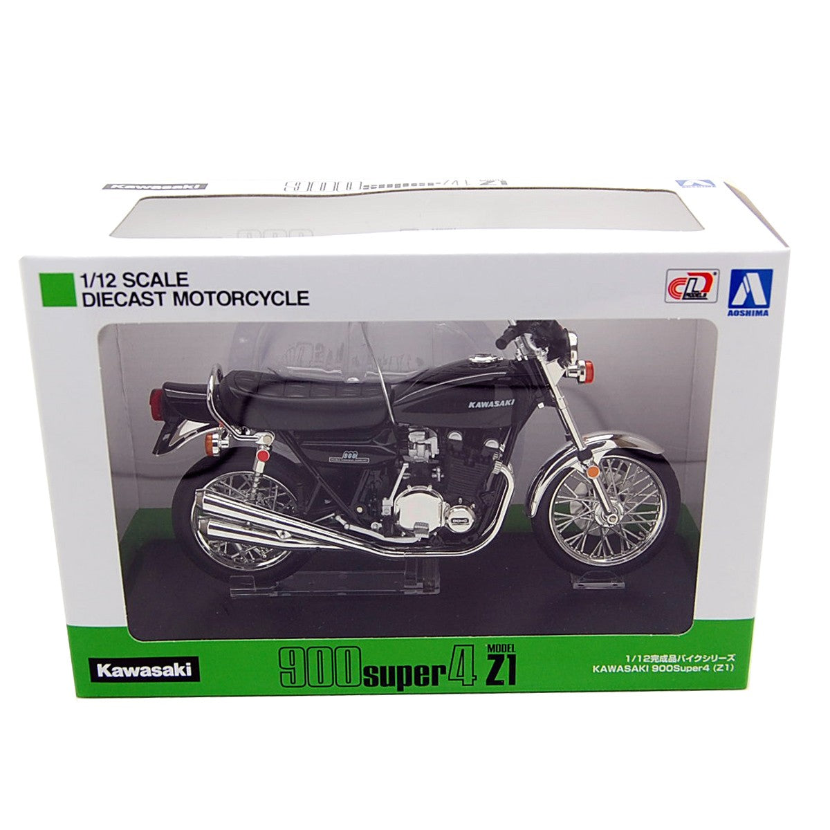 Kawasaki 900 Super4 Z1 1972 Black 1:12 - 46216