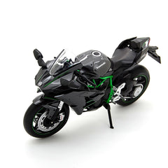 Kawasaki Ninja H2 2015 Black Carbon Green 1:12 - 46264