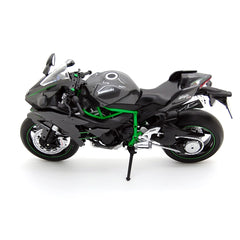 Kawasaki Ninja H2 2015 Black Carbon Green 1:12 - 46265
