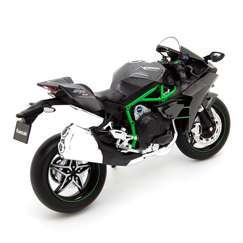 Kawasaki Ninja H2 2015 Black Carbon Green 1:12 - 46267