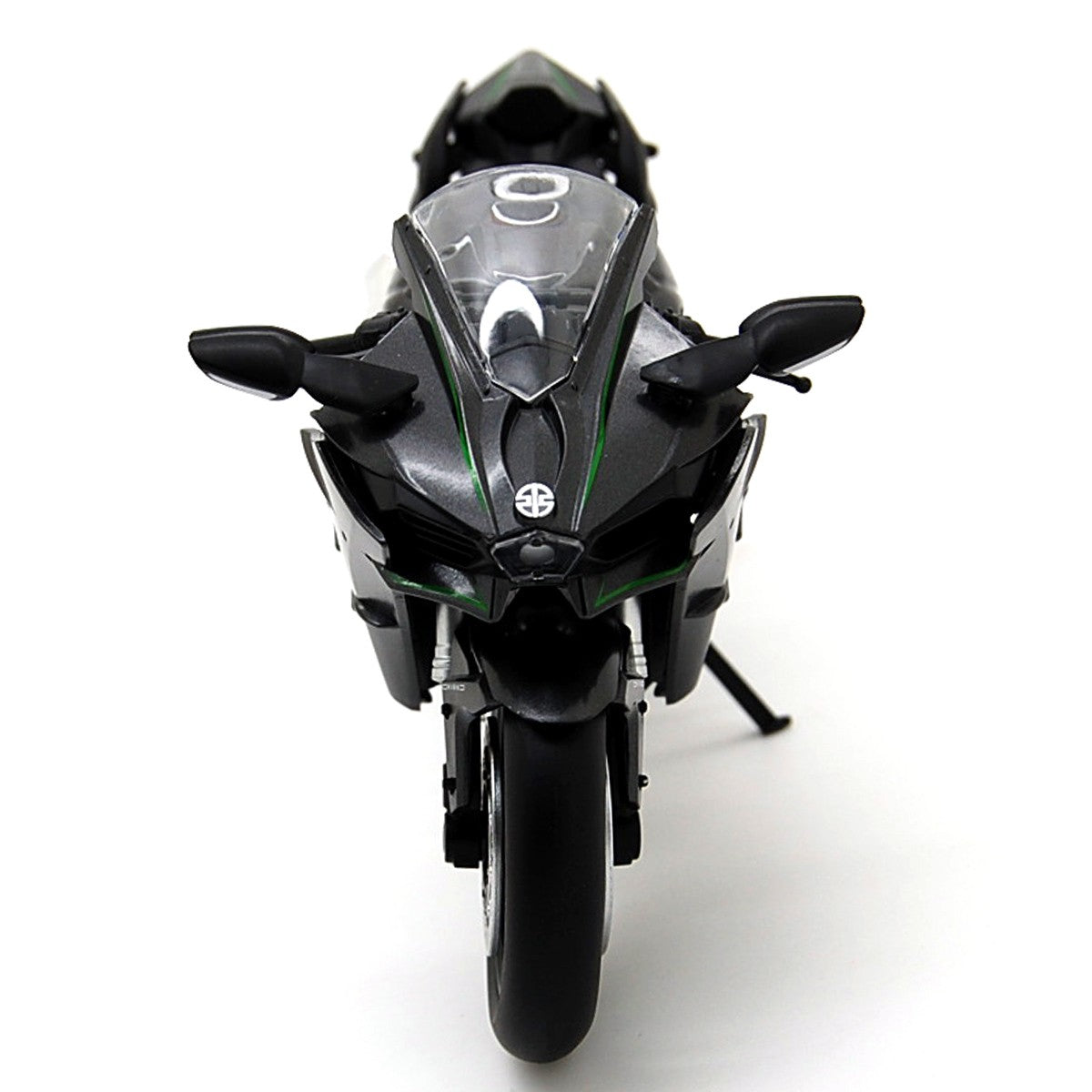 Kawasaki Ninja H2 2015 Black Carbon Green 1:12 - 46270