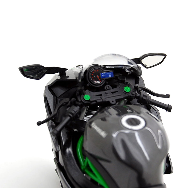 Kawasaki Ninja H2 2015 Black Carbon Green 1:12 - 46271