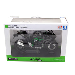 Kawasaki Ninja H2 2015 Black Carbon Green 1:12 - 46272