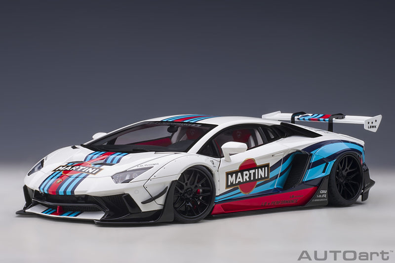 Lamborghini Aventador 2017 Liberty Walk LB-Works Martini 1:18 - 46675