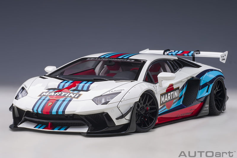 Lamborghini Aventador 2017 Liberty Walk LB-Works Martini 1:18 - 46689
