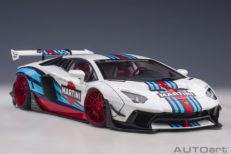 Lamborghini Aventador 2017 Liberty Walk LB-Works Martini 1:18 - 46690