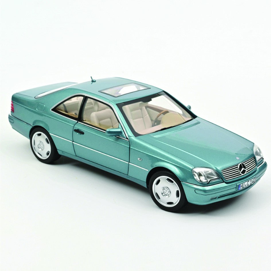Mercedes-Benz CL600 Coupé 1997 Bleu métallisé 1:18 - 47186