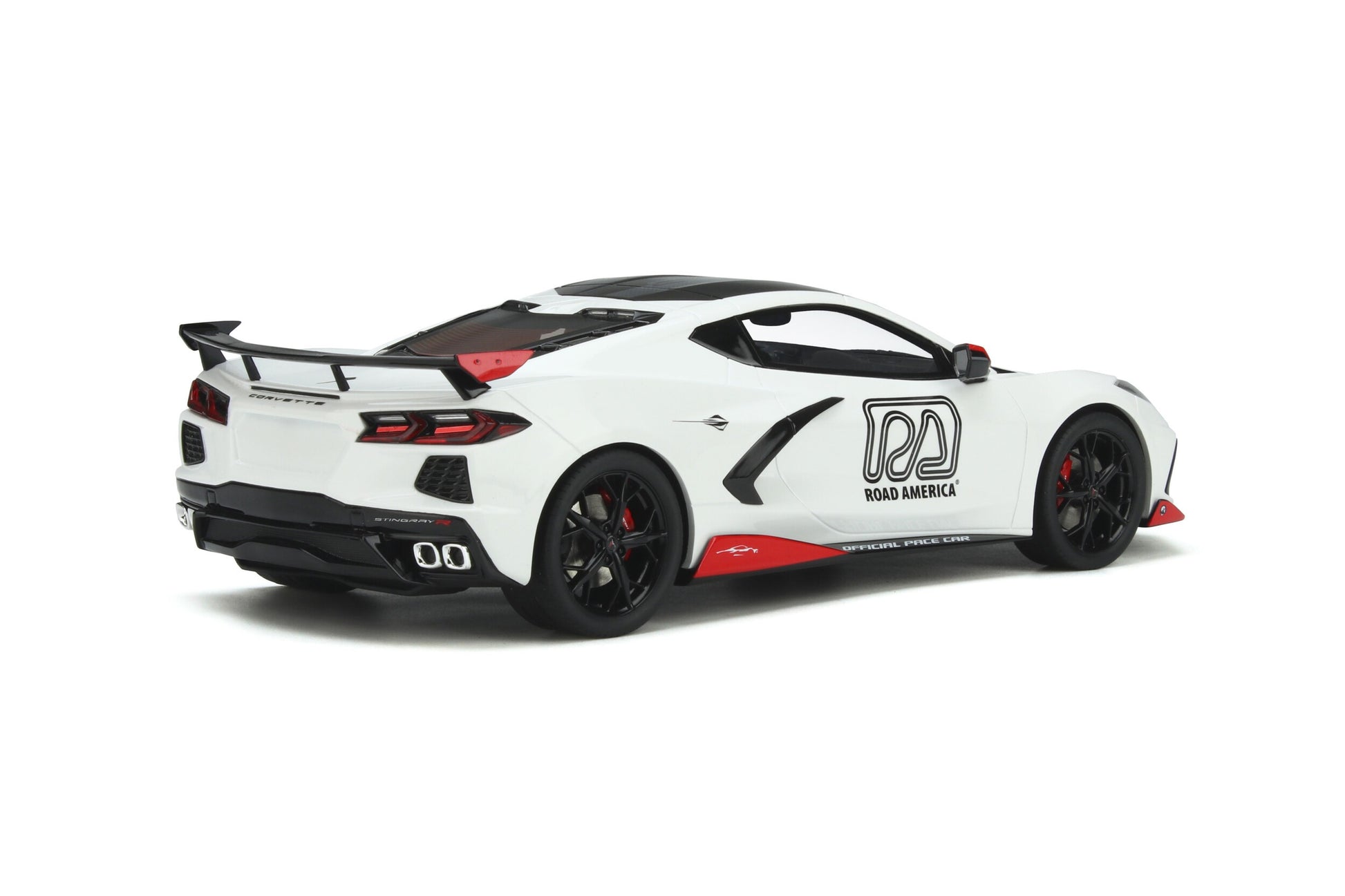 Chevrolet Corvette C8 Pace Car IMSA 2020 Arctic White 1:18 - 47525