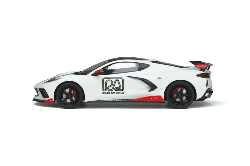 Chevrolet Corvette C8 Pace Car IMSA 2020 Arctic White 1:18 - 47526