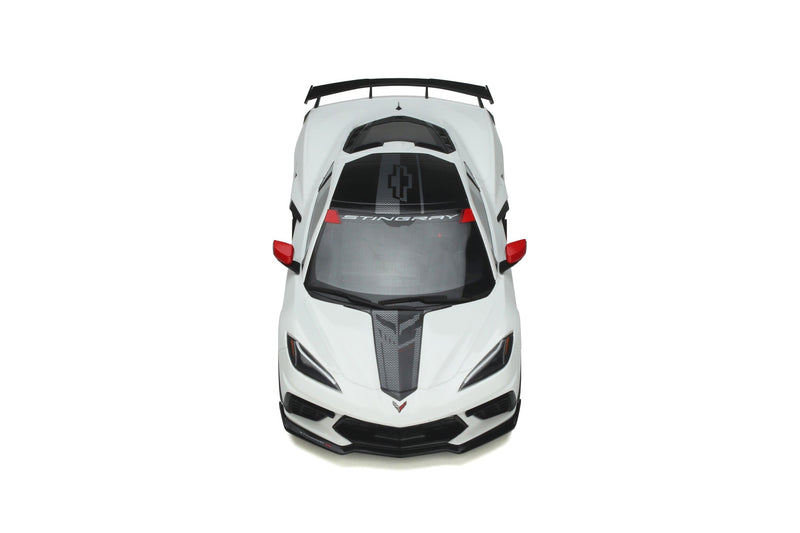 Chevrolet Corvette C8 Pace Car IMSA 2020 Arctic White 1:18 - 47531