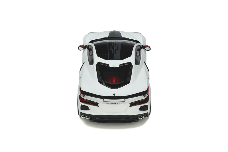 Chevrolet Corvette C8 Pace Car IMSA 2020 Arctic White 1:18 - 47532