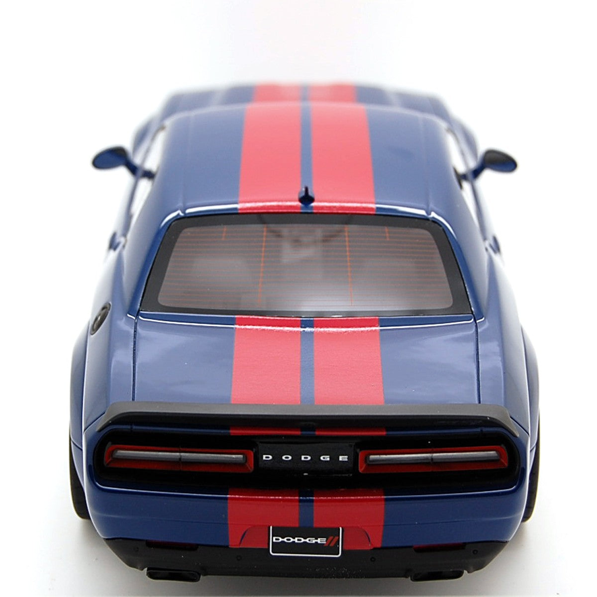 Dodge Challenger SRT Coupe Super Stock 2021 indaco blu / rosso 1:18 - 47618