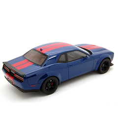 Dodge Challenger SRT Coupe Super Stock 2021 indaco blu / rosso 1:18 - 47619