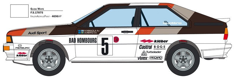 Audi Quattro Rally Kit 1:24 - 47807