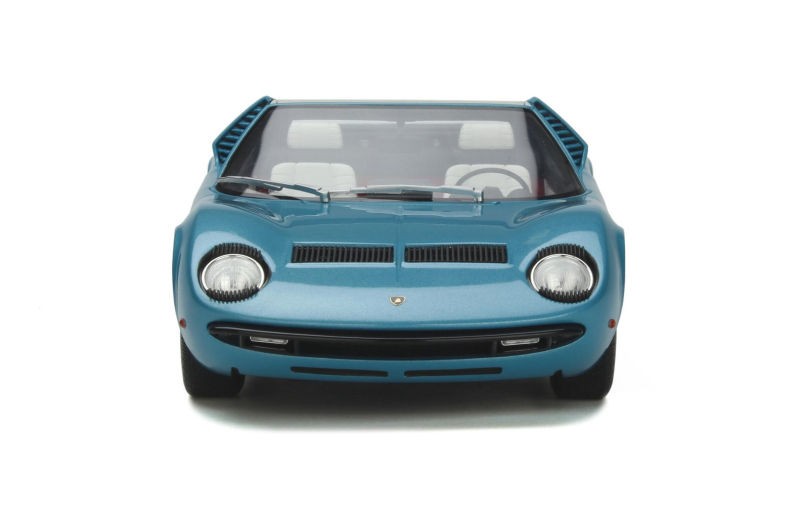 Lamborghini P400 Miura Roadster 1968 Light Blue 1:18 - 48080