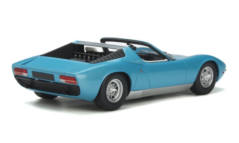 Lamborghini P400 Miura Roadster 1968 Light Blue 1:18 - 48081