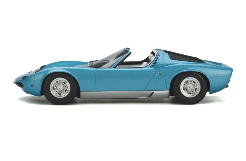 Lamborghini P400 Miura Roadster 1968 Light Blue 1:18 - 48082