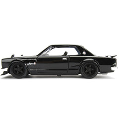 Nissan Skyline 2000 GT-R 1973 "Fast & Furious VI" Brian O'Connor Black 1:24 - 48160