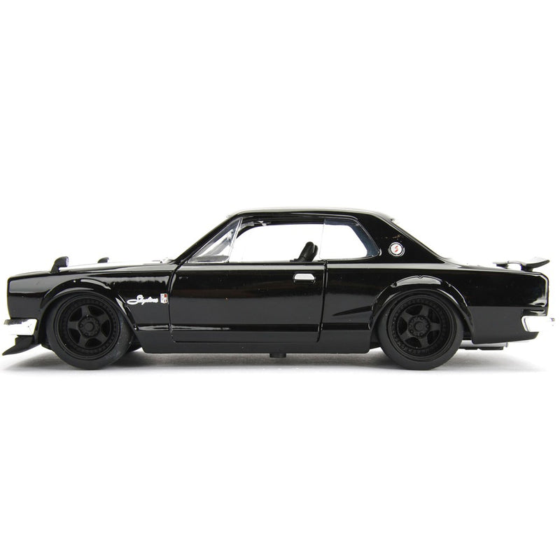 Nissan Skyline 2000 GT-R 1973 "Fast & Furious VI" Brian O'Connor Black 1:24 - 48160
