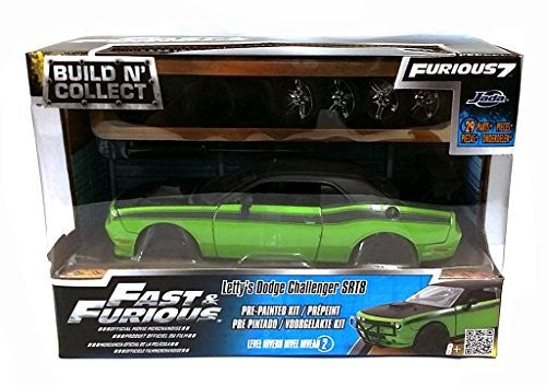 Dodge Challenger 2008  Off Road "Fast and Furious 7" Letty's green/black Kit 1:24 - 48179