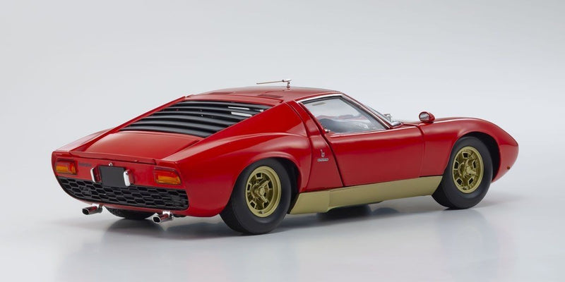 Lamborghini Miura P400S 1969 Red - Gold 1:18 - 48271