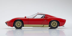 Lamborghini Miura P400S 1969 Red - Gold 1:18 - 48272