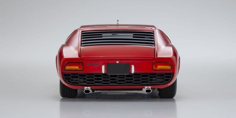 Lamborghini Miura P400S 1969 Red - Gold 1:18 - 48274