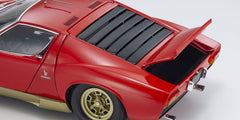 Lamborghini Miura P400S 1969 Red - Gold 1:18 - 48278