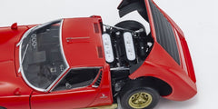 Lamborghini Miura P400S 1969 Red - Gold 1:18 - 48279