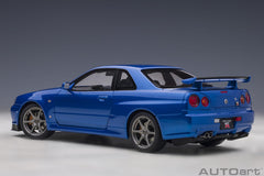 Nissan Skyline GT-R R34 V-spec II Bayside Blue 1:18 - 48593