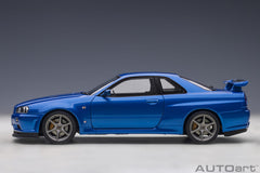 Nissan Skyline GT-R R34 V-spec II Bayside Blue 1:18 - 48594