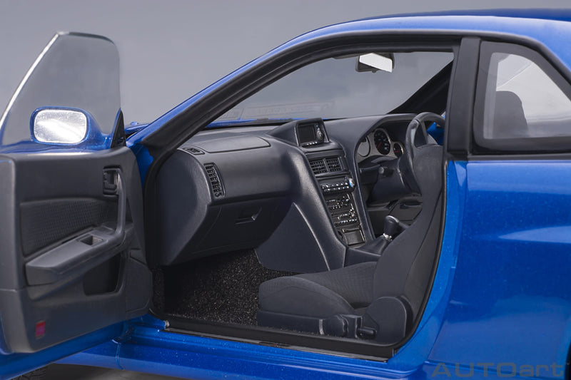 Nissan Skyline GT-R R34 V-spec II Bayside Blue 1:18 - 48600