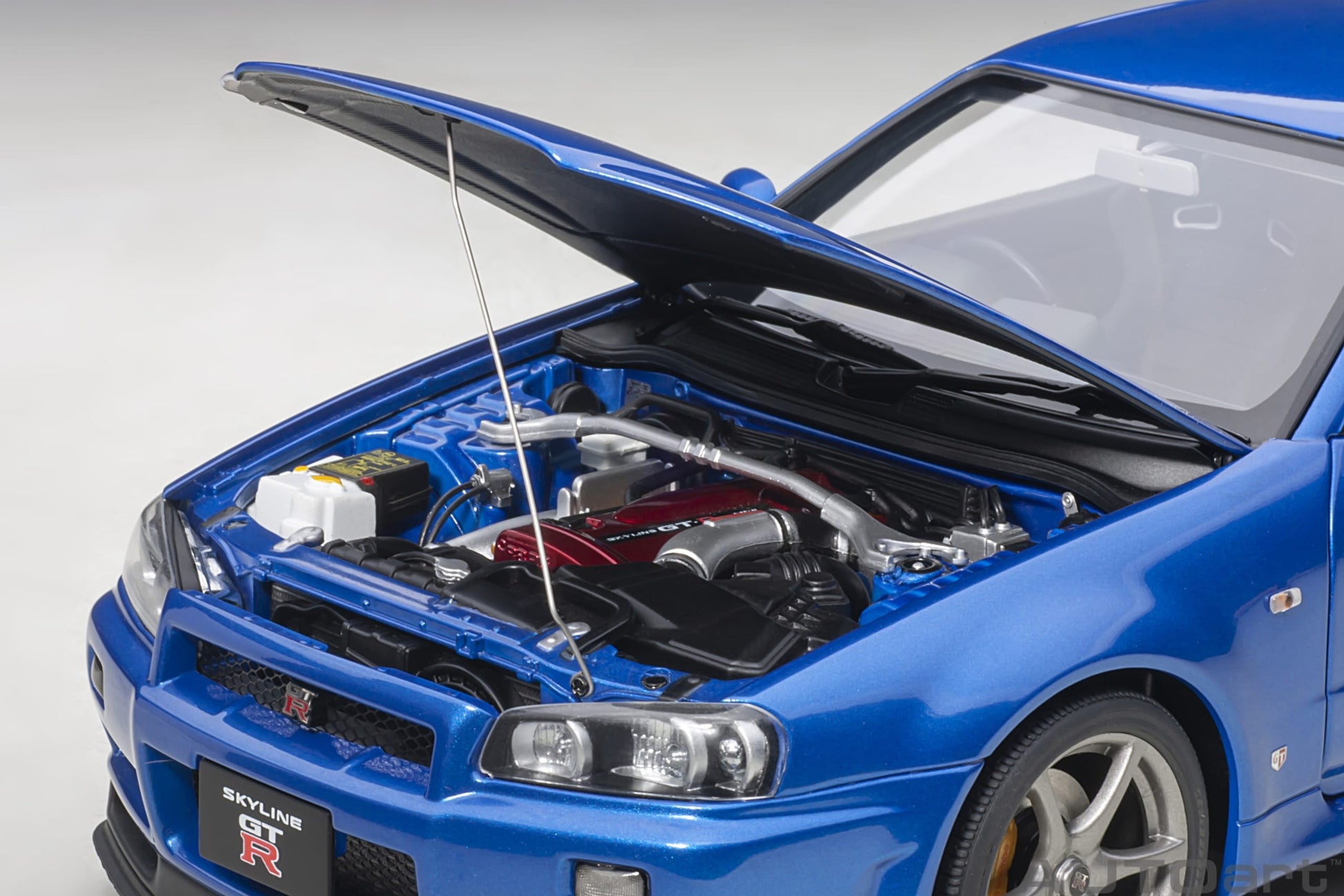 Nissan Skyline GT-R R34 V-spec II Bayside Blue 1:18 - 48602