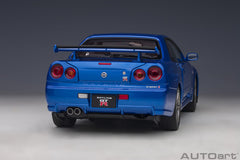 Nissan Skyline GT-R R34 V-spec II Bayside Blue 1:18 - 48608