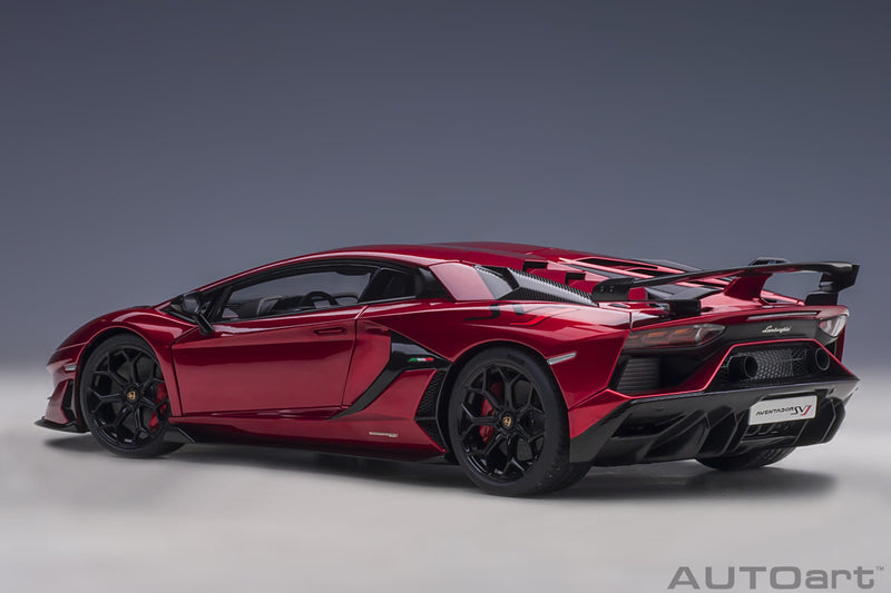 Lamborghini Aventador SVJ 2018 Rosso Efesto 1:18 - 48629