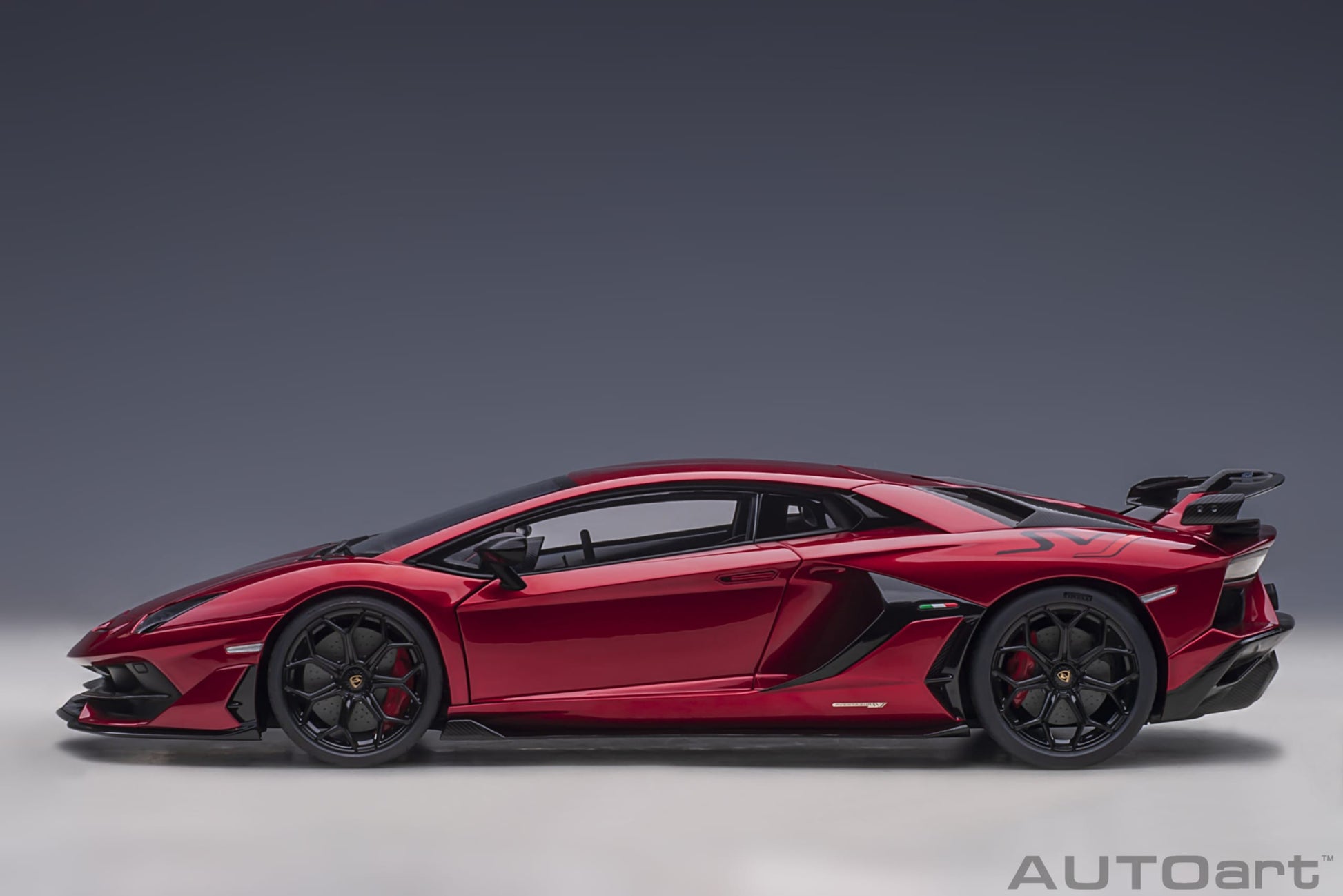 Lamborghini Aventador SVJ 2018 Rosso Efesto 1:18 - 48630